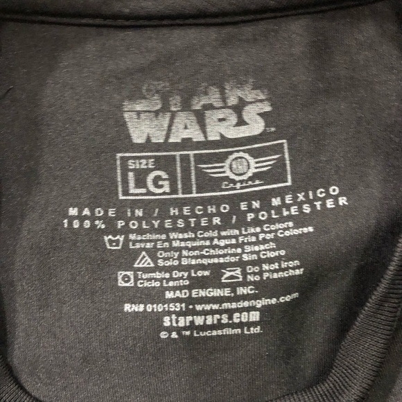 Star Wars Men’s Black T-Shirt L - Picture 4 of 5